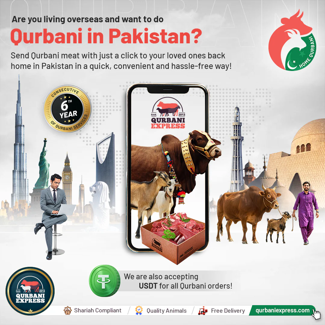 Qurbani Express — Fresh meat delivered to your family in Pakistan